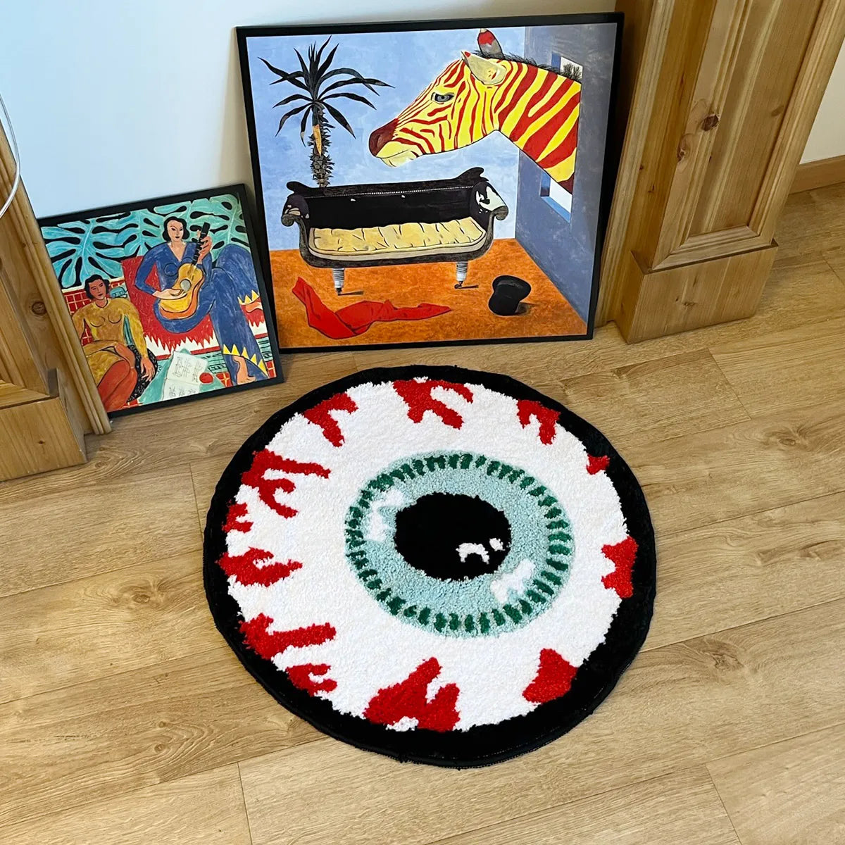 Bursting Eyeball Rug